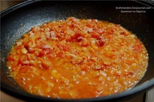 Паста аматричиана.  Ингредиенты: 09