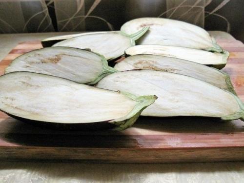 Баклажаны Кучерикас с сырно - творожной начинкой. 02