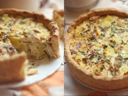 Пирог с курицей и картофелем. Пирог с курицей и картофелем.