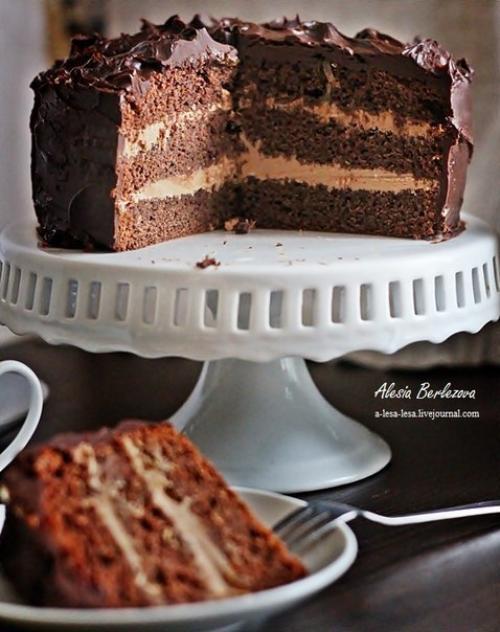 Торт Прага.  Очень просто (как оказалось) и вкусно! 07 Торт Прага.  Очень просто (как оказалось) и вкусно! 07