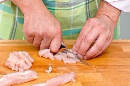 Куриное Филе в сливках с перцем. 01