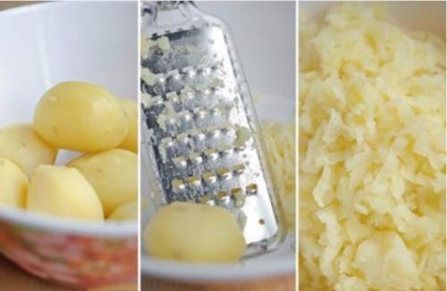 Картофельные оладьи с сыром. 01