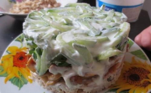 Салат с корейской морковью и грибами. 07 Салат с корейской морковью и грибами. 07