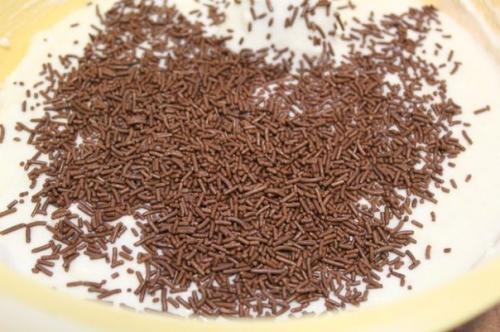 Яблочно - творожный пирог с шоколадом. 04