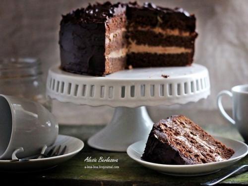 Торт Прага.  Очень просто (как оказалось) и вкусно! 06 Торт Прага.  Очень просто (как оказалось) и вкусно! 06