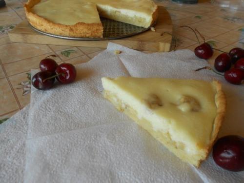 Очень нежный пирог с бананами.