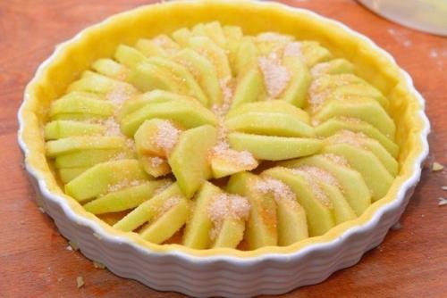 Французский яблочный тарт. 08