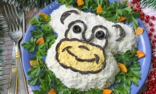 Салат Сытая Обезьянка.