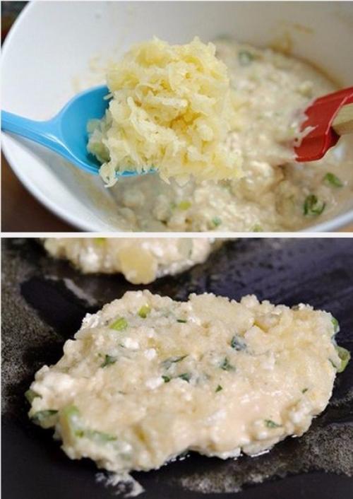 Картофельные оладьи с сыром. 03