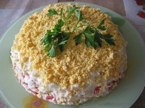 6 салатов с крабовыми палочками! 03