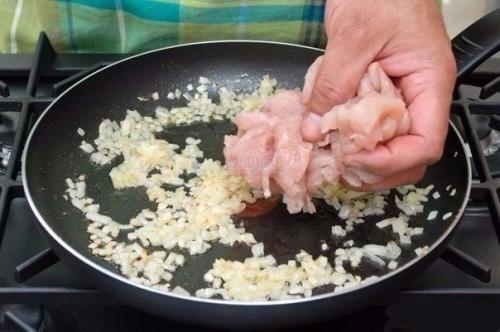 Куриное Филе в сливках с перцем. 05