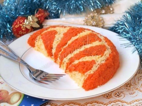 Салат Апельсиновая Долька. Салат Апельсиновая Долька.