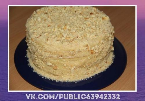 Невероятно вкусно. Торт со сгущенкой на сковороде. 05 Невероятно вкусно. Торт со сгущенкой на сковороде. 05