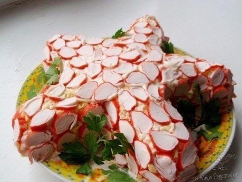 6 салатов с крабовыми палочками! 01