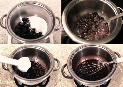 Чизкейк с ежевичным желе. 04 Чизкейк с ежевичным желе. 04