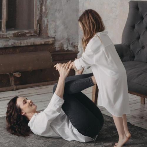 Анна снаткина с мужем и детьми. 09