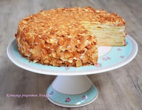 Торт Наполеон по рецепту Ирины Хлебниковой. 01