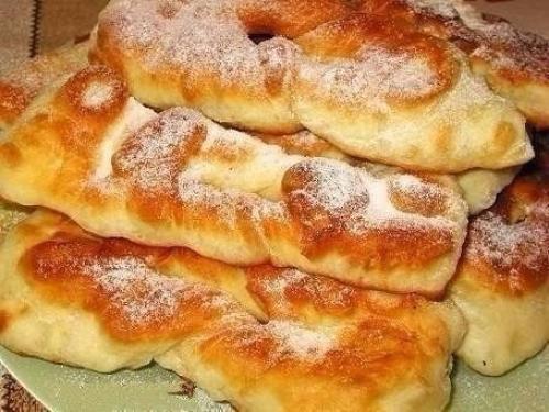 Хворост на кефире. 01 Хворост на кефире. 01