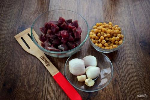 Нут с говядиной и овощам. 01 Нут с говядиной и овощам. 01