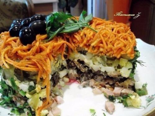 10 салатов с грибами. 06