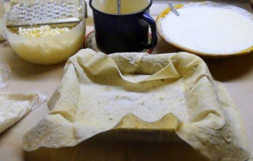 Ачма с сыром и творогом. 02