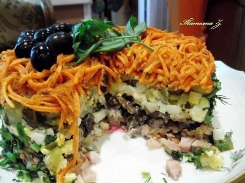 10 салатов с грибами. 06