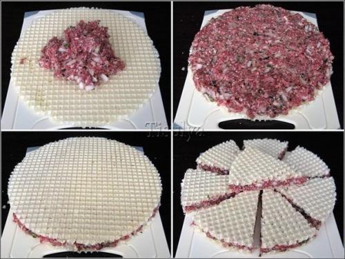 Треугольные котлетки. Ингредиенты: 02 Треугольные котлетки. Ингредиенты: 02