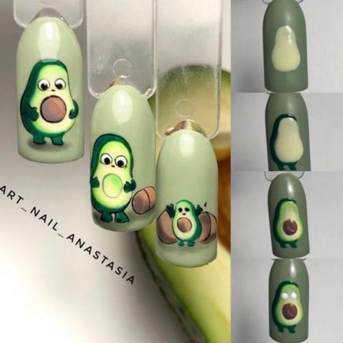 Подборка самых милых рисунков для ногтей! 02