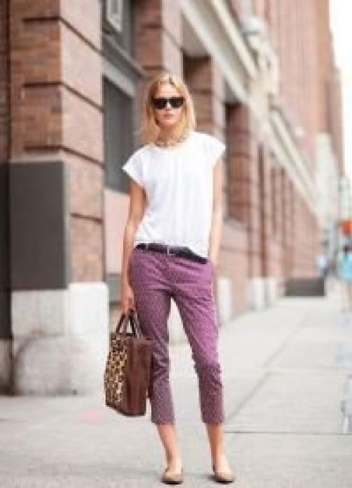 С какой обувью носить укороченные брюки? 03