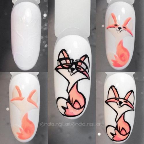 Подборка самых милых рисунков для ногтей! 07
