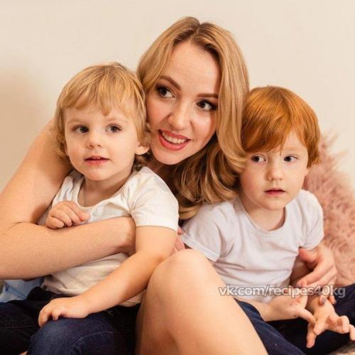 Российская актриса Галина боб вместе со своими очаровательными детками! 03