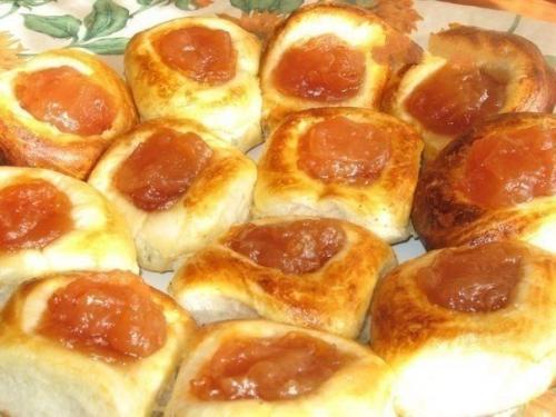 Ватрушки Школьные с яблочным повидлом. Ватрушки Школьные с яблочным повидлом.