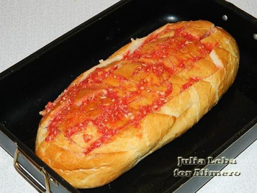 Батон - пицца. Ингредиенты: 02