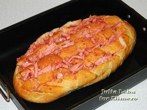 Батон - пицца. Ингредиенты: 03