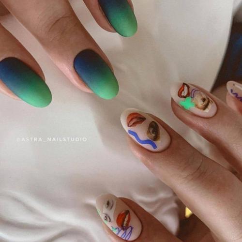 Весенний маникюр 2021. 06