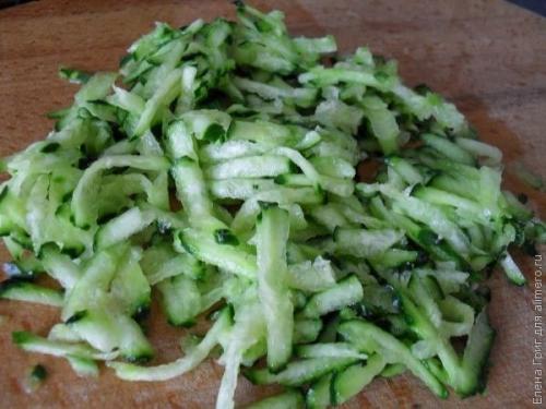 Тарталетки с корейской морковью и салями. 04