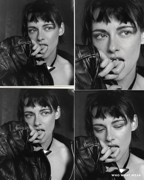 Как же подходит Кристен Стюарт образ полуголой рокерши в весеннем выпуске Who What Wear. 01