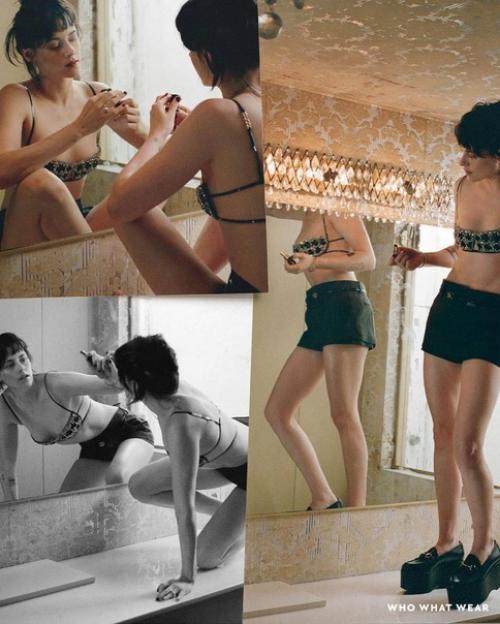 Как же подходит Кристен Стюарт образ полуголой рокерши в весеннем выпуске Who What Wear. 03