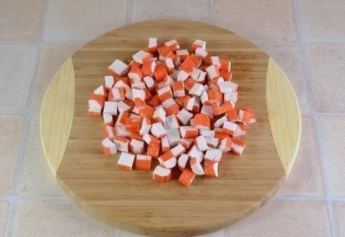Салат из крабовых палочек. 02
