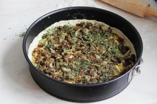 Киш с грибами и помидорами. 03 Киш с грибами и помидорами. 03