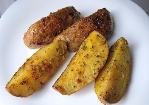 Картофель по-деревенски.  Рецепт вкусной картошечки умопомрачительно! 05