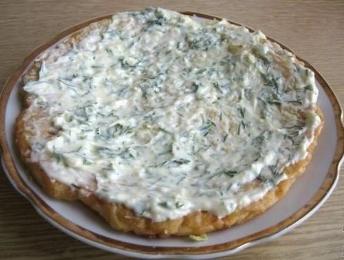 Закусочный торт из кабачков. 04 Закусочный торт из кабачков. 04