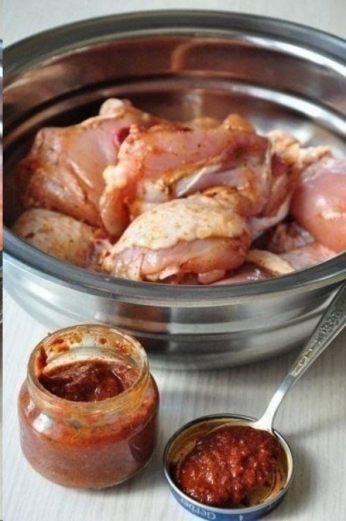 Острая курица в сливочном соусе. 01 Острая курица в сливочном соусе. 01