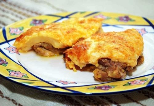 Курица с ананасом под сыром. 07 Курица с ананасом под сыром. 07