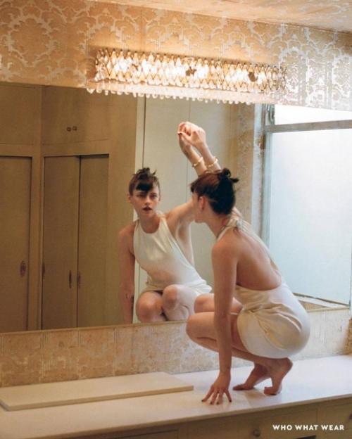 Как же подходит Кристен Стюарт образ полуголой рокерши в весеннем выпуске Who What Wear. 05