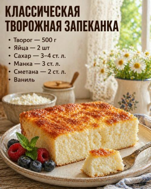 Творожные запеканки как в детстве! 01