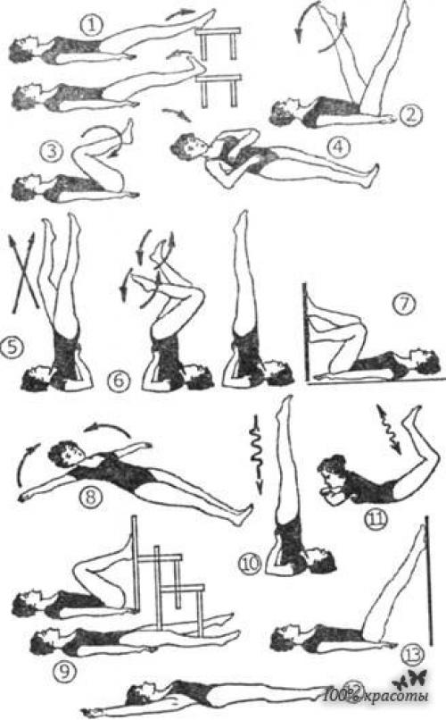 Семь упражнений от варикоза. 01 Семь упражнений от варикоза. 01