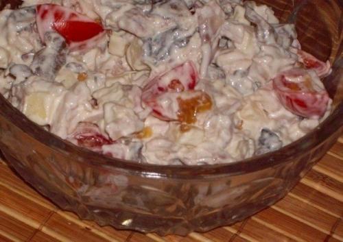 Салаты с куриным филе к новому году. 01 Салаты с куриным филе к новому году. 01