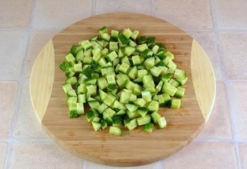 Салат из крабовых палочек. 01