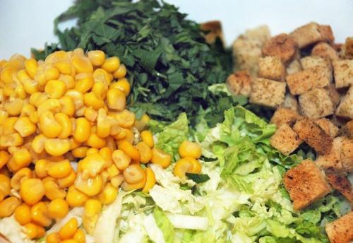 Салат из пекинской капусты без майонеза. 04